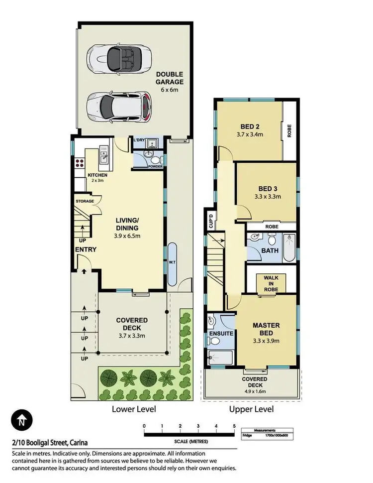 Floorplan of Homely townhouse listing, 2/10 Booligal Street, Carina QLD 4152