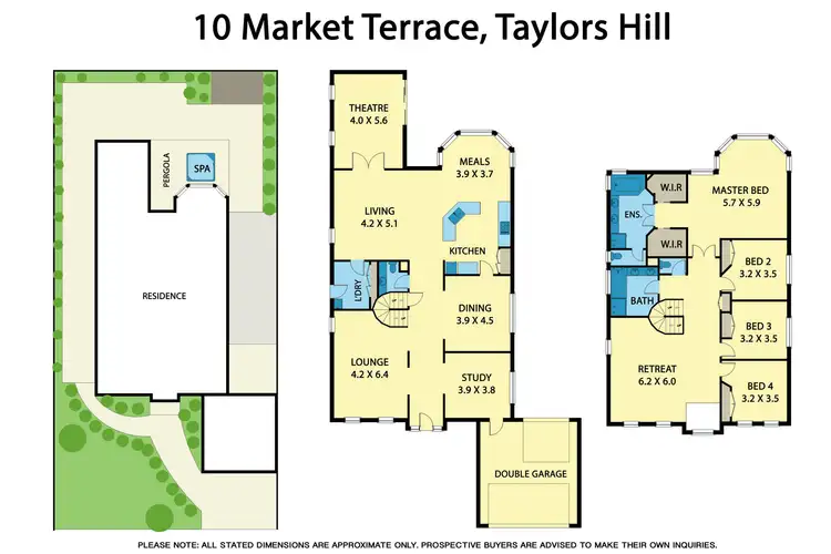 Floorplan of Homely house listing, 10 Market Terrace, Taylors Hill VIC 3037