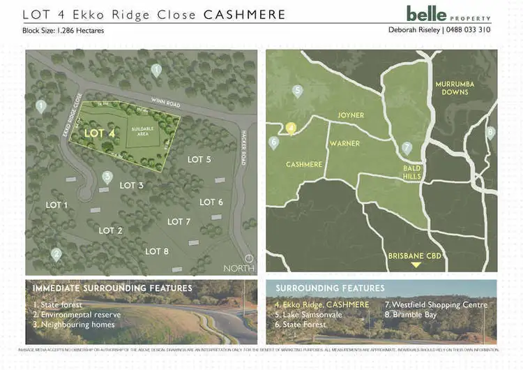 Floorplan of Homely land listing, LOT 4, 1 Ekko Ridge Close, Cashmere QLD 4500