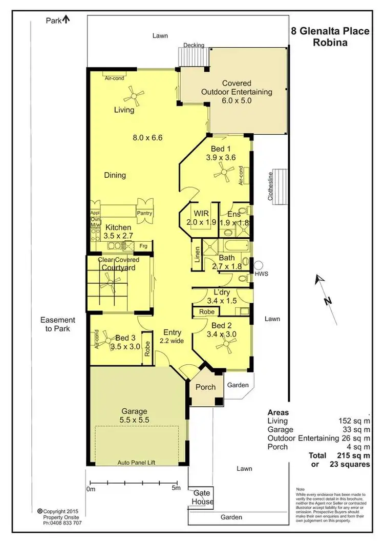 Floorplan of Homely house listing, 8 Glenalta Place, Robina QLD 4226