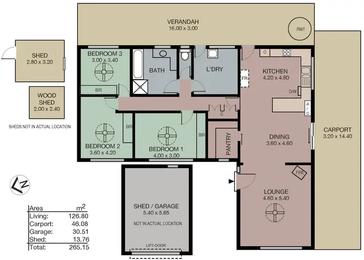 Floorplan of Homely house listing, 122 Onkaparinga Valley Road, Woodside SA 5244