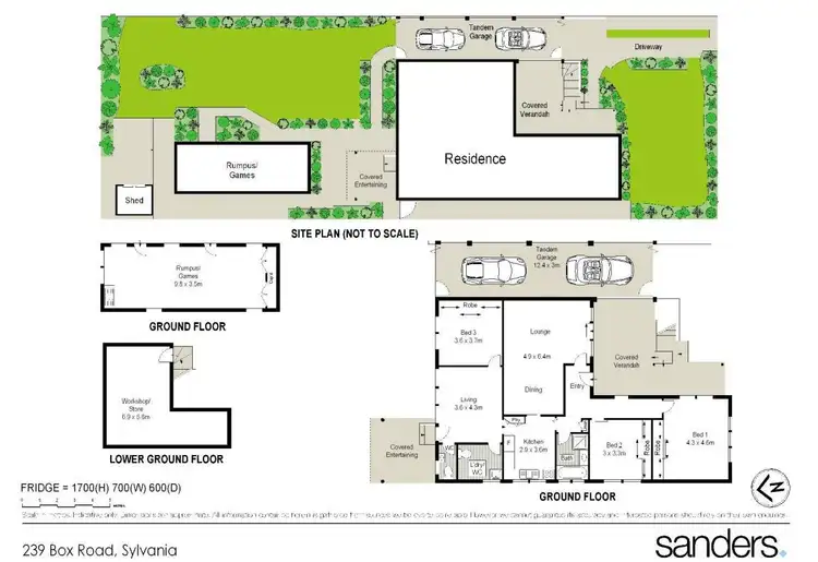 Floorplan of Homely house listing, 239 Box Road, Sylvania NSW 2224