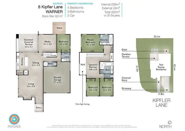 Floorplan of Homely house listing, 8 Kipfler Lane, Warner QLD 4500