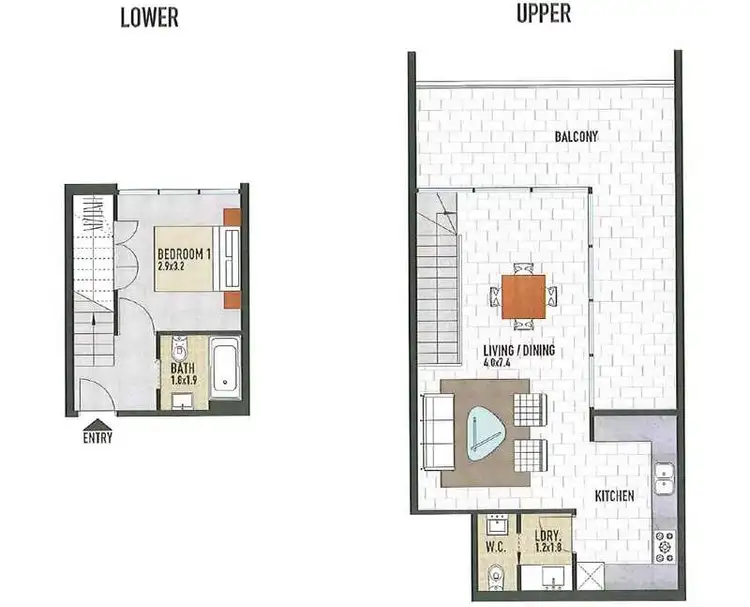 Floorplan of Homely apartment listing, 67/2a Brown Street, Ashfield NSW 2131