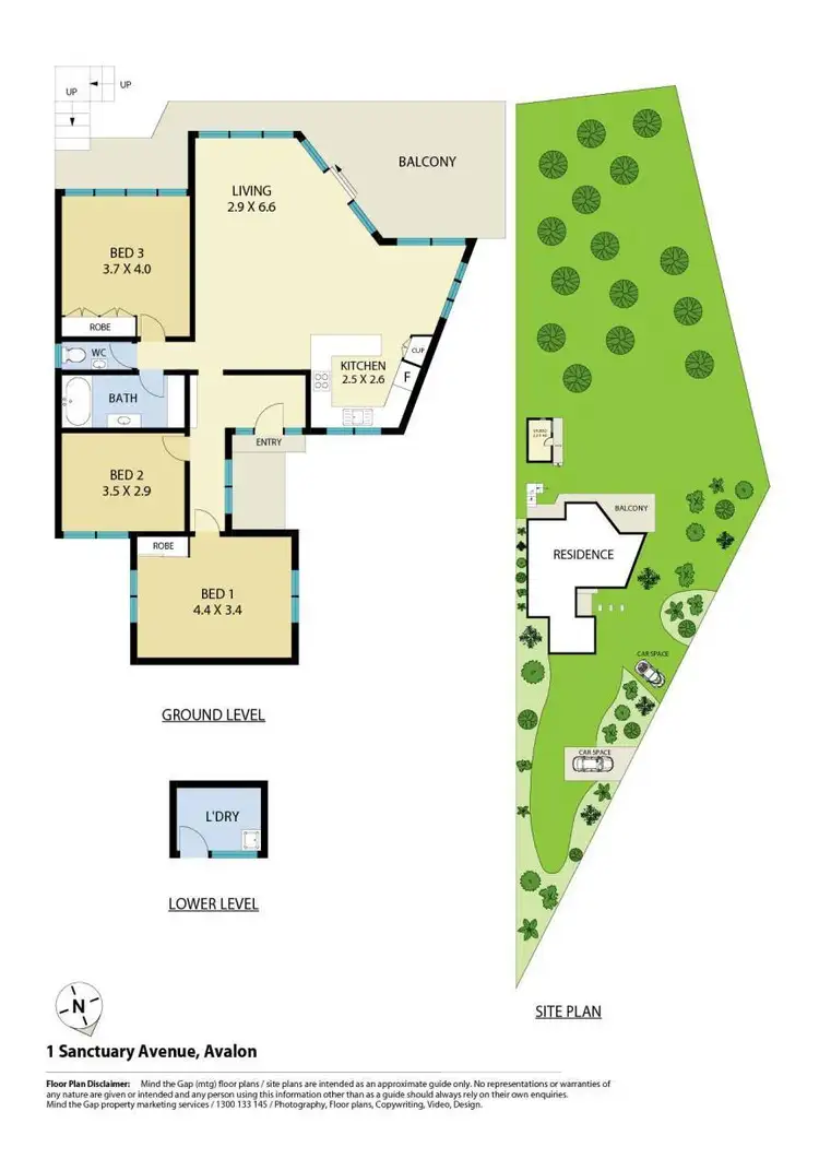 Floorplan of Homely house listing, 1 Sanctuary Avenue, Avalon Beach NSW 2107