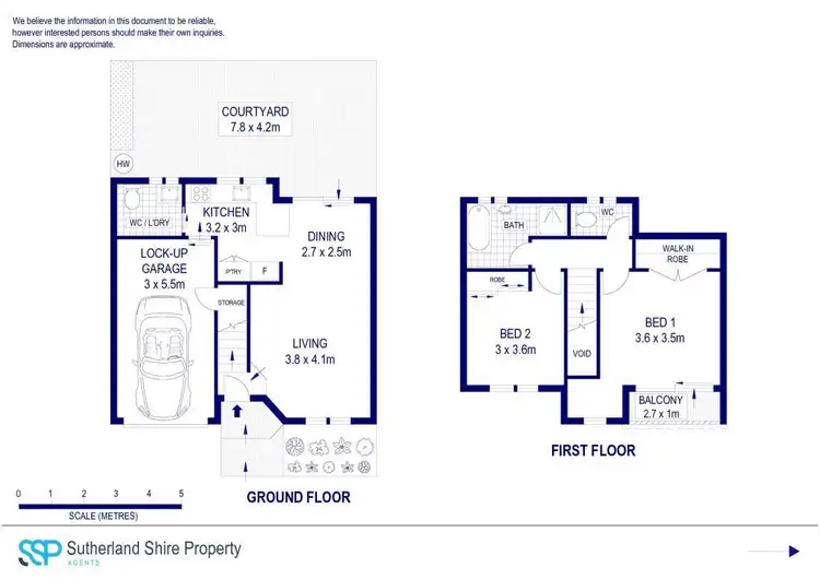 Floorplan of Homely townhouse listing, 10/204 The Boulevarde, Miranda NSW 2228