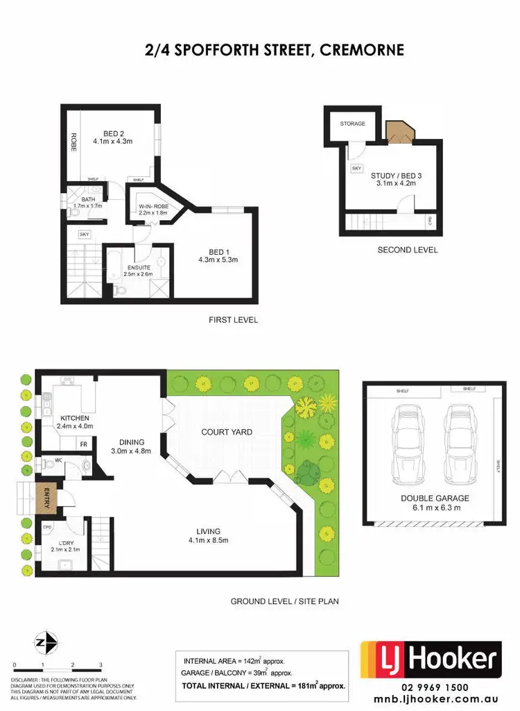 Floorplan of Homely apartment listing, 2/4 Spofforth Street, Cremorne NSW 2090