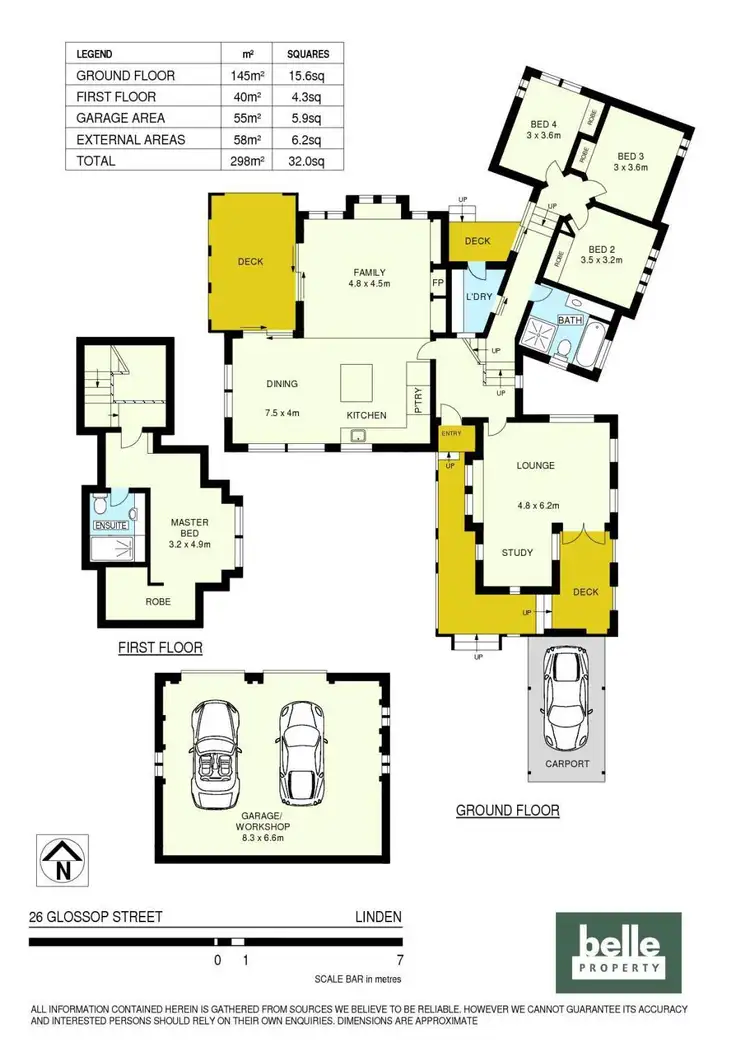 Floorplan of Homely house listing, 26 Glossop Road, Linden NSW 2778