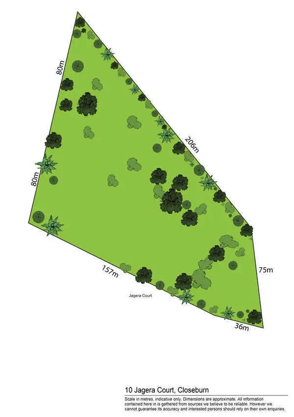 Floorplan of Homely land listing, 10 Jagera Court, Closeburn QLD 4520