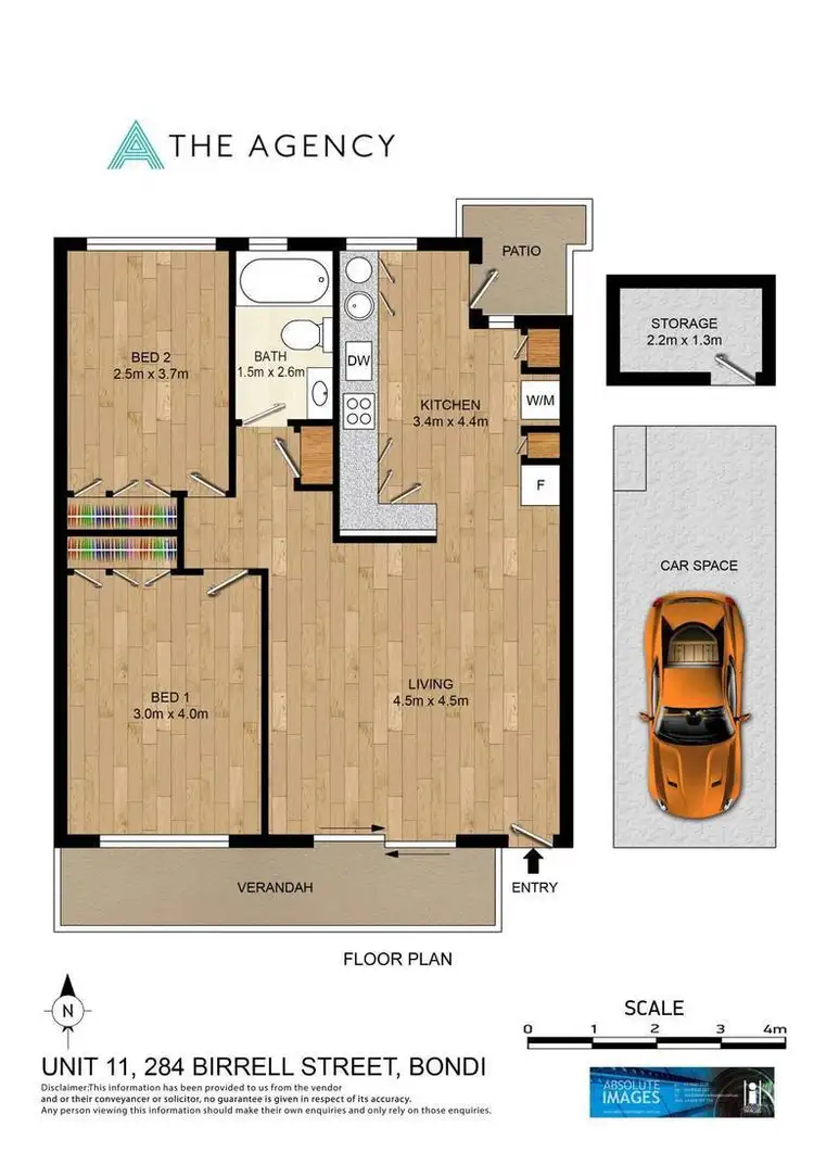Floorplan of Homely apartment listing, 11/284 Birrell Street, Bondi NSW 2026