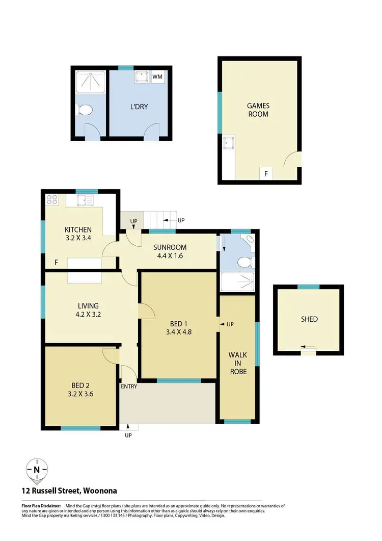 Floorplan of Homely house listing, 12 Russell Street, Woonona NSW 2517
