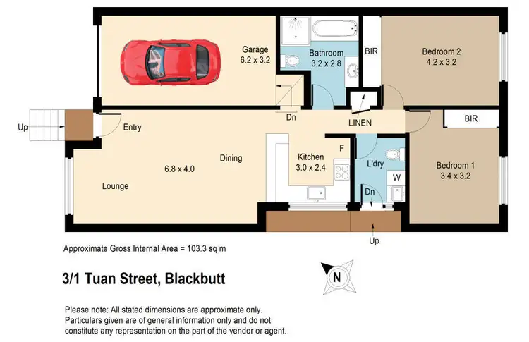 Floorplan of Homely villa listing, 3/1 Tuan Street, Blackbutt NSW 2529
