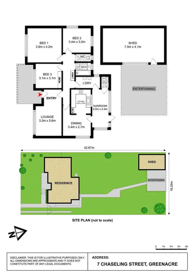 Floorplan of Homely house listing, 7 Chaseling Street, Greenacre NSW 2190