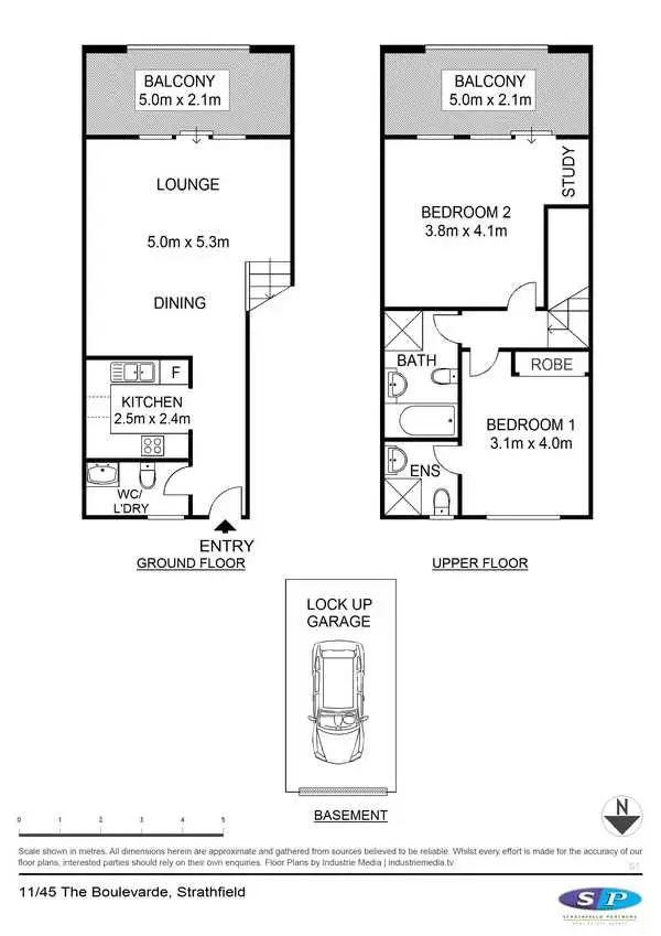 Floorplan of Homely apartment listing, 11/45-47 The Boulevarde, Strathfield NSW 2135