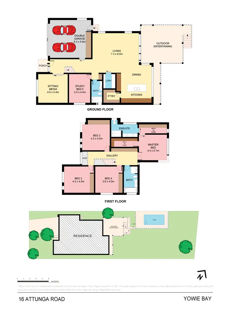 Floorplan of Homely house listing, 16 Attunga Road, Yowie Bay NSW 2228