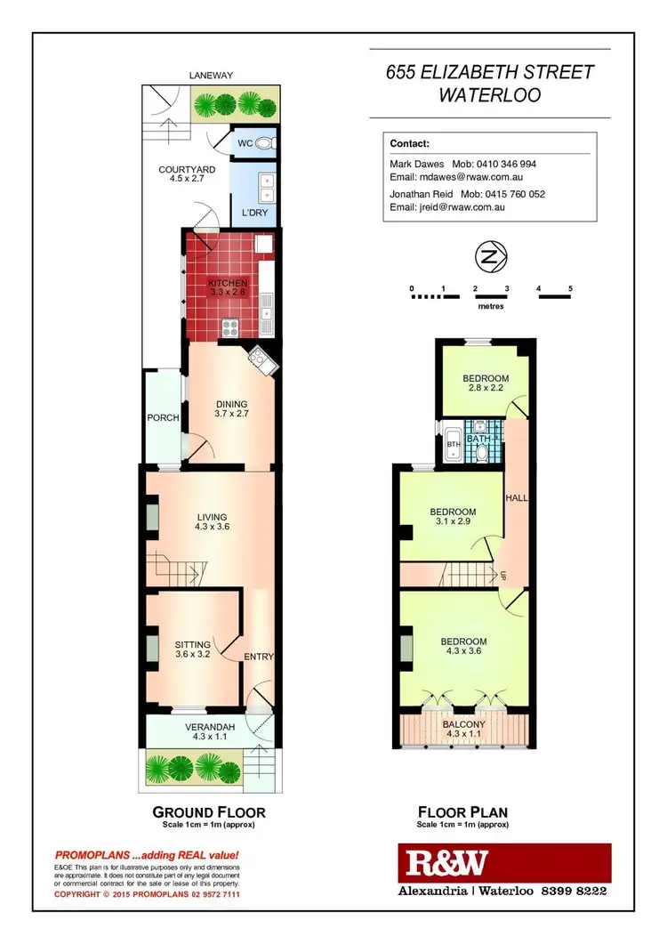 Floorplan of Homely house listing, 655 Elizabeth Street, Waterloo NSW 2017