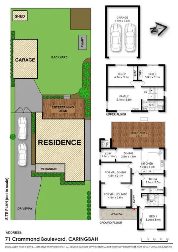 Floorplan of Homely house listing, 71 Crammond Boulevarde, Caringbah NSW 2229