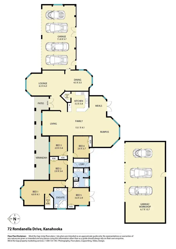 Floorplan of Homely house listing, 72 Rondanella Drive, Kanahooka NSW 2530