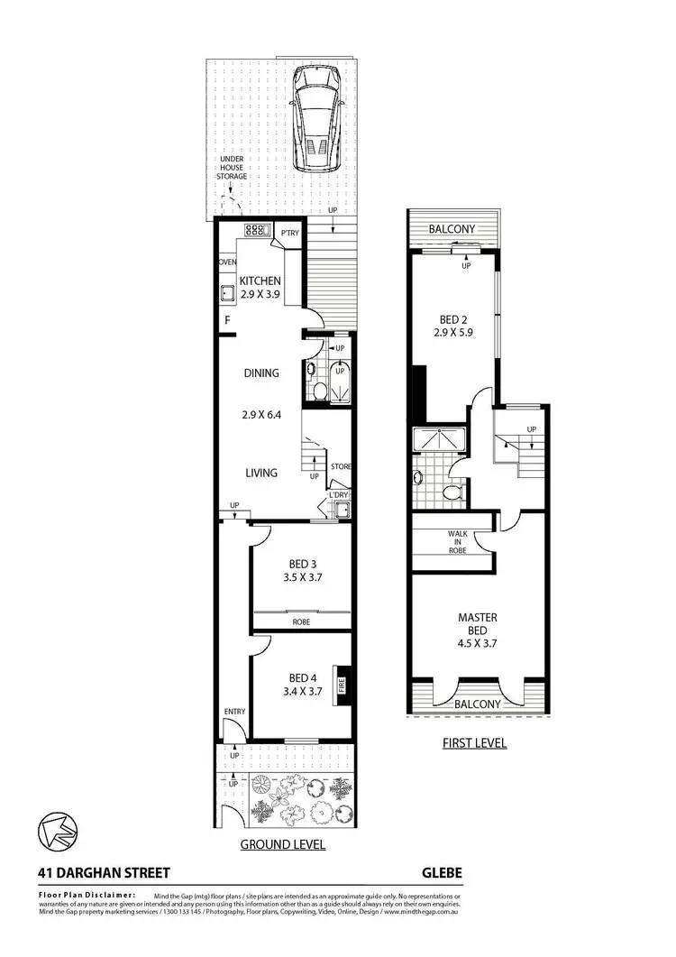 Floorplan of Homely house listing, 41 Darghan Street, Glebe NSW 2037