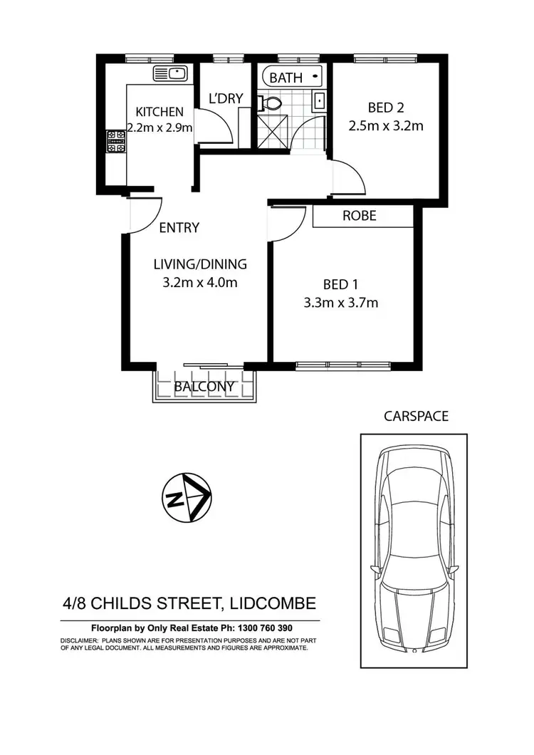 Floorplan of Homely apartment listing, 4/8 Childs Street, Lidcombe NSW 2141