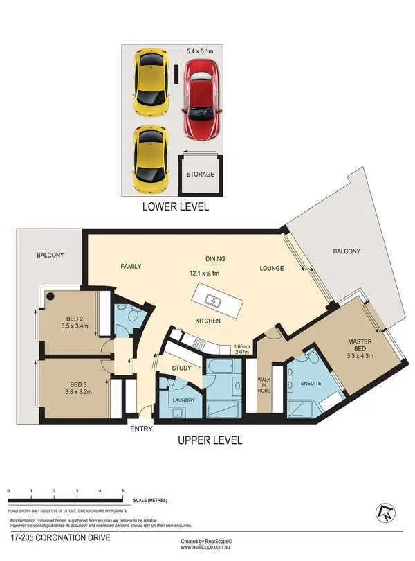 Floorplan of Homely apartment listing, 17/205 Coronation Drive, Milton QLD 4064