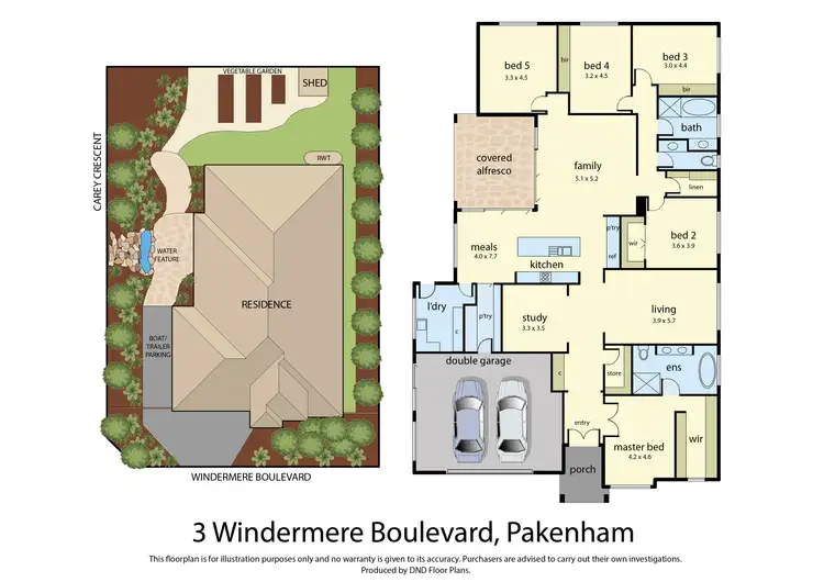 Floorplan of Homely house listing, 3 Windermere Boulevard, Pakenham VIC 3810