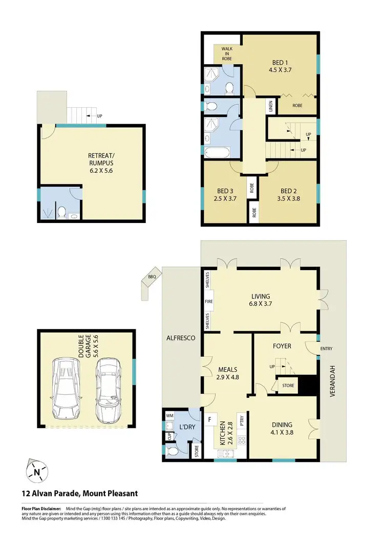 Floorplan of Homely house listing, 12 Alvan Parade, Mount Pleasant NSW 2519