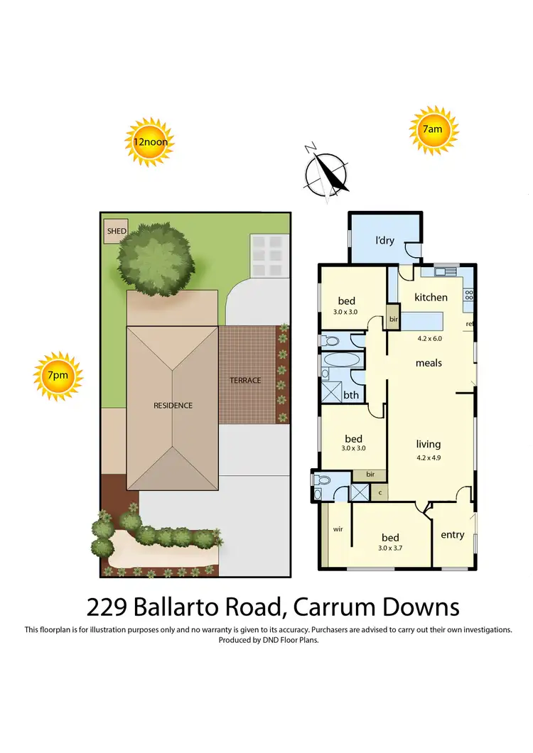 Floorplan of Homely house listing, 229 Ballarto Road, Carrum Downs VIC 3201