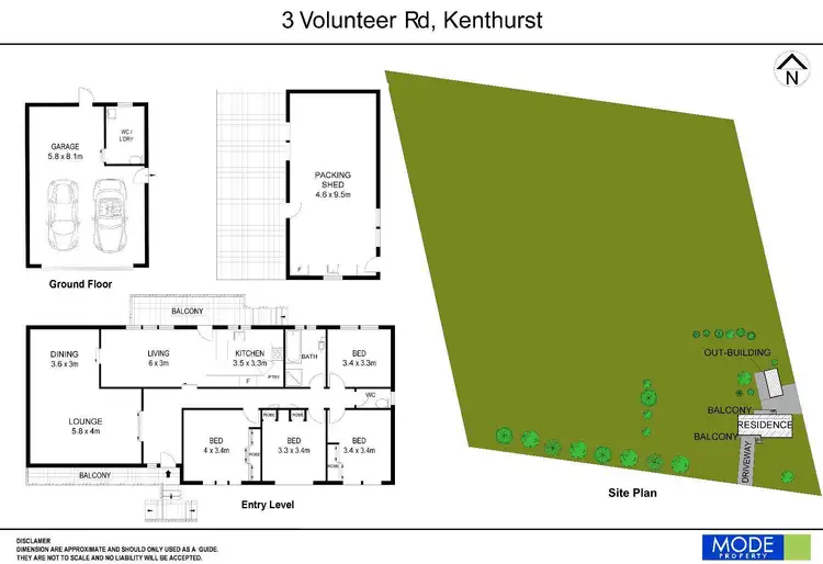Floorplan of Homely house listing, 3 Volunteer Road, Kenthurst NSW 2156