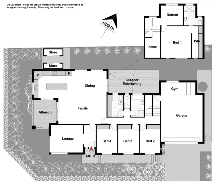 Floorplan of Homely house listing, 1 Maria Lock Street, Bonner ACT 2914