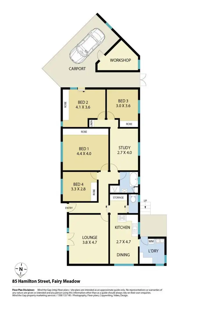 Floorplan of Homely house listing, 85 Hamilton Street, Fairy Meadow NSW 2519