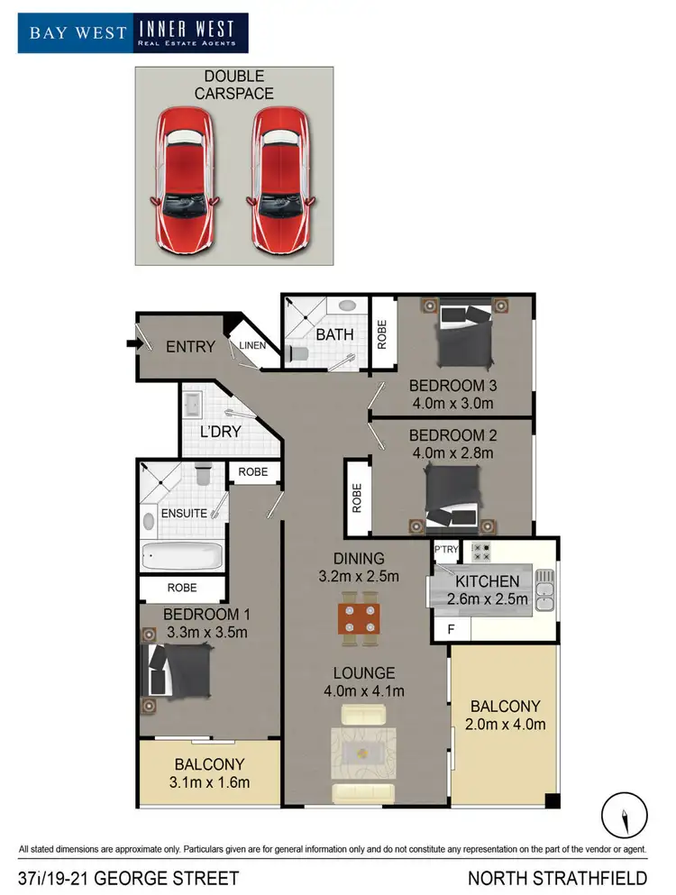 Floorplan of Homely apartment listing, 37i/19-21 George Street, North Strathfield NSW 2137