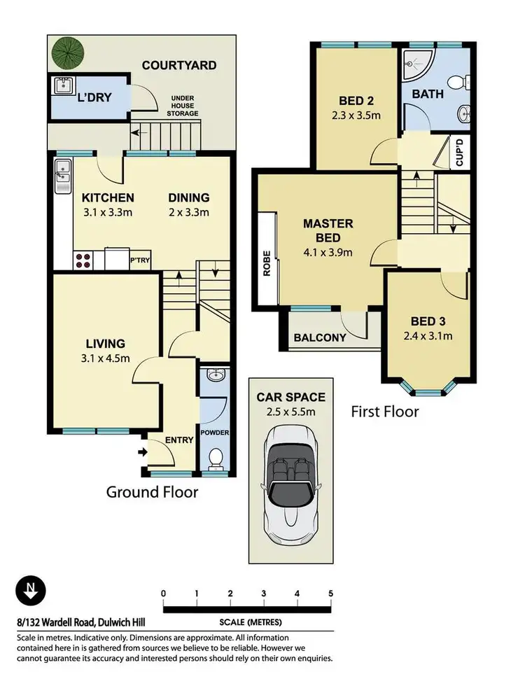 Floorplan of Homely townhouse listing, 8/132 Wardell Road, Dulwich Hill NSW 2203