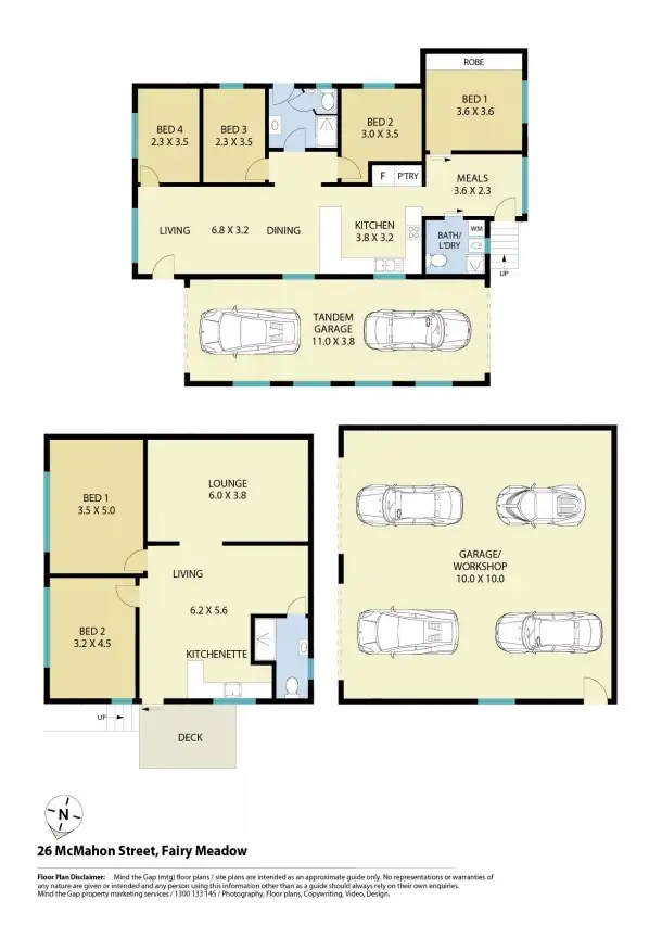 Floorplan of Homely house listing, 26 McMahon Street, Fairy Meadow NSW 2519