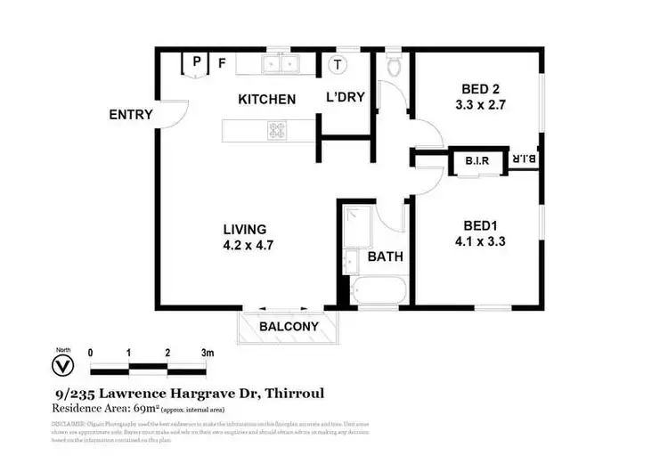 Floorplan of Homely unit listing, 9/235 Lawrence Hargrave Drive, Thirroul NSW 2515