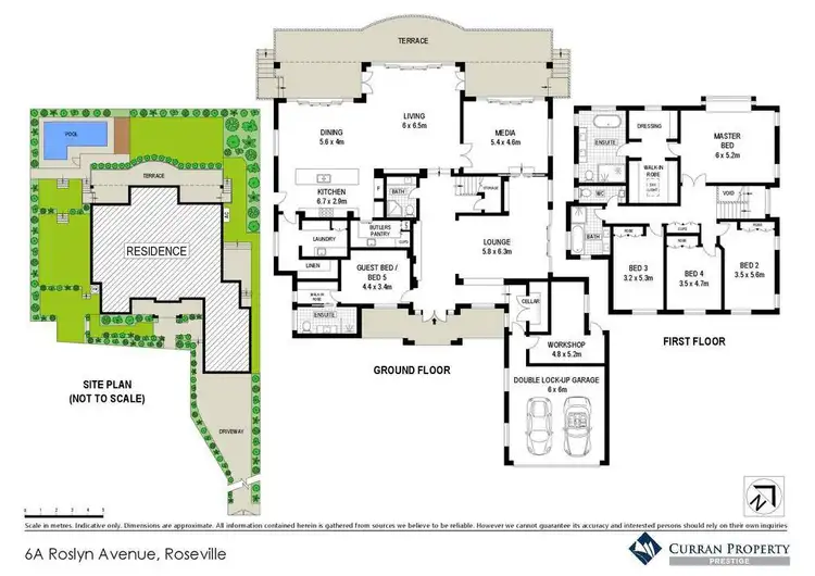 Floorplan of Homely house listing, 6A Roslyn Avenue, Roseville NSW 2069