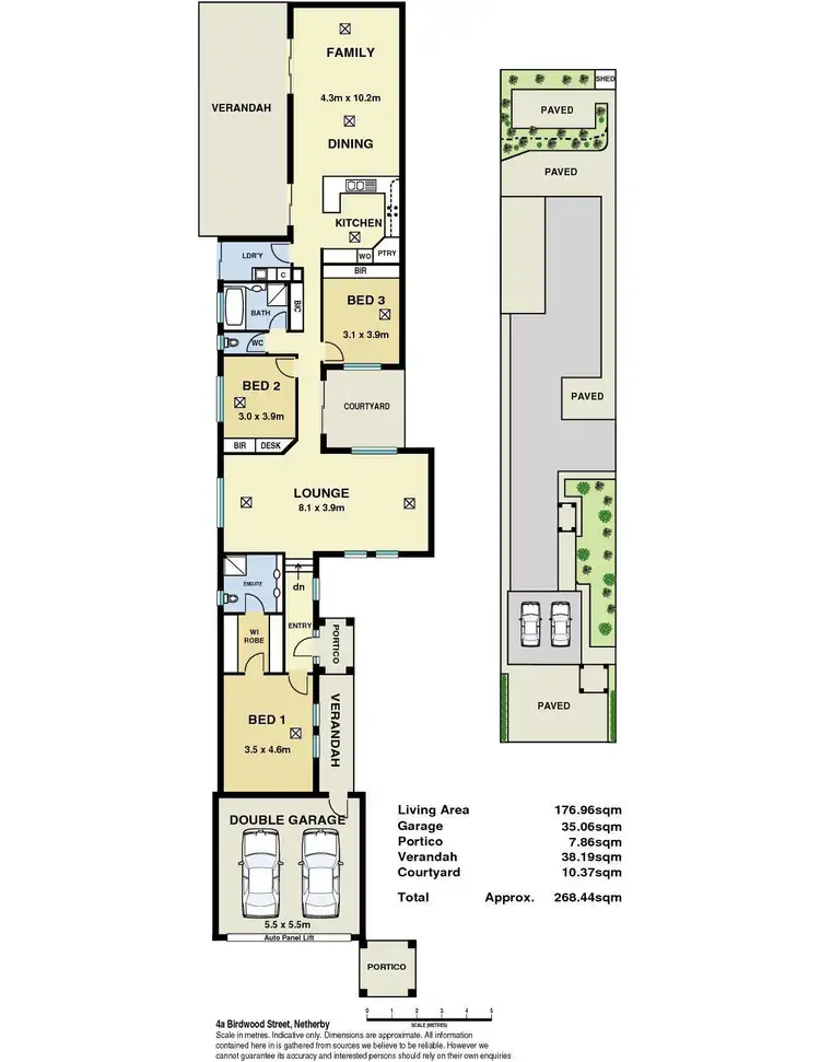 Floorplan of Homely house listing, 4A Birdwood Street, Netherby SA 5062