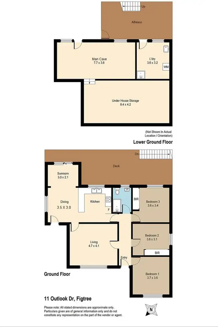Floorplan of Homely house listing, 11 Outlook Drive, Figtree NSW 2525