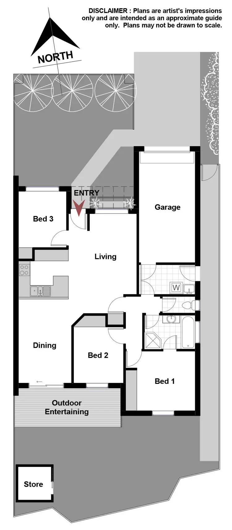 Floorplan of Homely townhouse listing, 6/11 Tarra Place, Ngunnawal ACT 2913