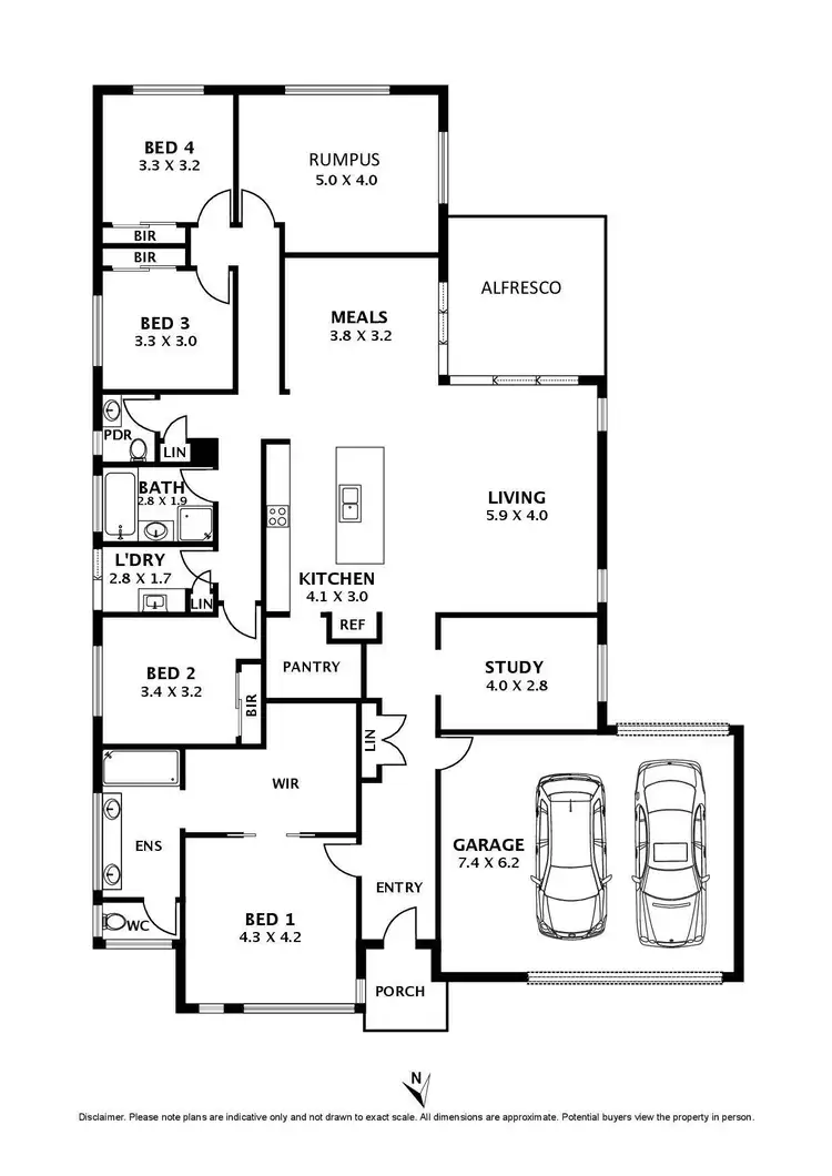 Floorplan of Homely house listing, 7 Mountview Drive, Diggers Rest VIC 3427
