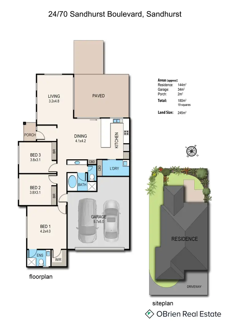 Floorplan of Homely house listing, 24/70 Sandhurst Boulevard, Sandhurst VIC 3977