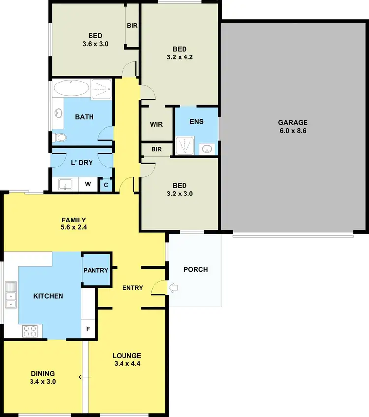Floorplan of Homely house listing, 11 Eildon Court, Meadow Heights VIC 3048