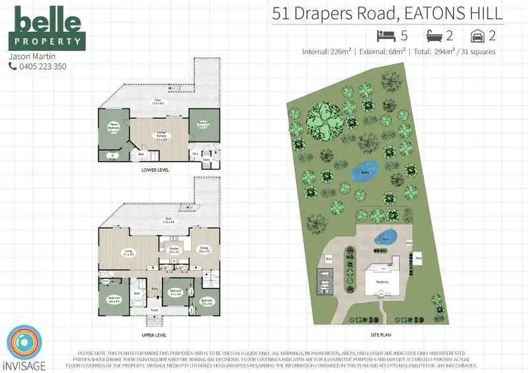 Floorplan of Homely rural property listing, 51 Drapers Road, Eatons Hill QLD 4037
