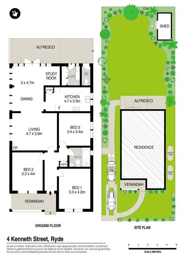 Floorplan of Homely house listing, 4 Kenneth Street, Ryde NSW 2112
