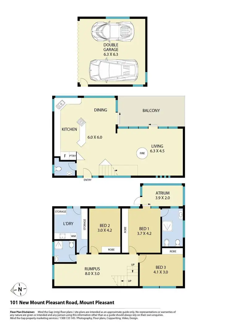 Floorplan of Homely house listing, 101 New Mount Pleasant Road, Mount Pleasant NSW 2519