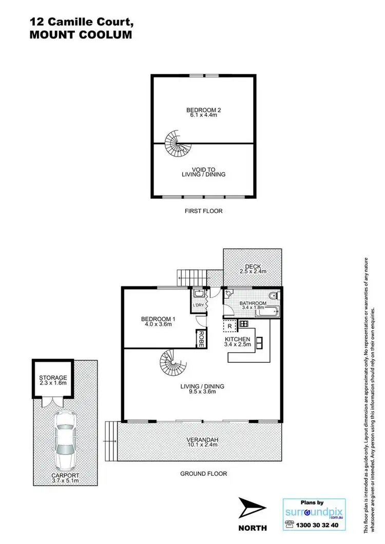 Floorplan of Homely house listing, 12 Camille Court, Mount Coolum QLD 4573