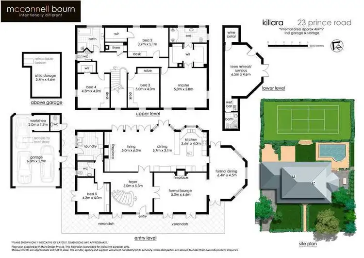 Floorplan of Homely house listing, 23 Prince Road, Killara NSW 2071