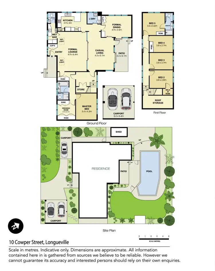 Floorplan of Homely house listing, 10 Cowper Street, Longueville NSW 2066