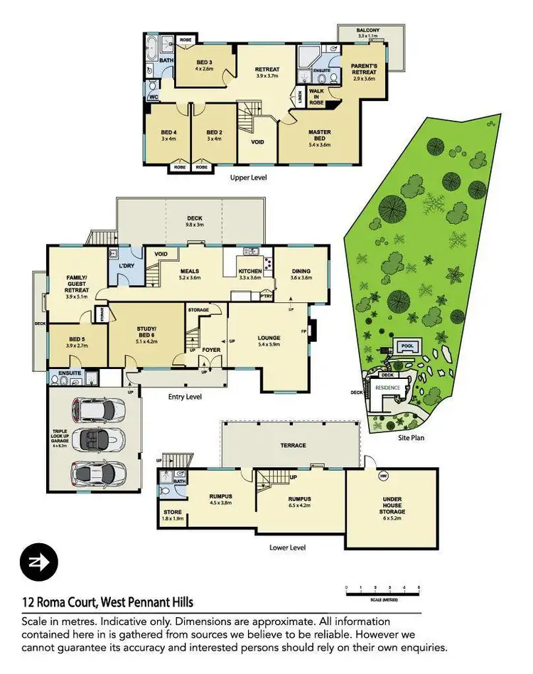 Floorplan of Homely house listing, 12 Roma Court, West Pennant Hills NSW 2125