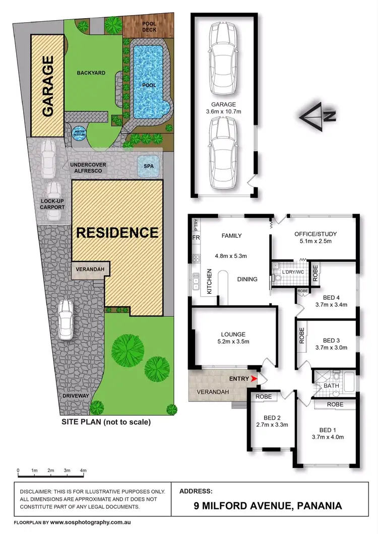 Floorplan of Homely house listing, 9 Milford Avenue, Panania NSW 2213